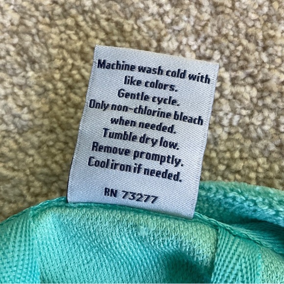 Croft & Barrow Aqua Zip Front Bath Robe Size XL NWT - Picture 4 of 6